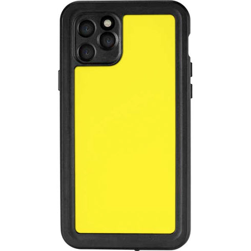 Yellow Solid iPhone 11 Pro Waterproof Case