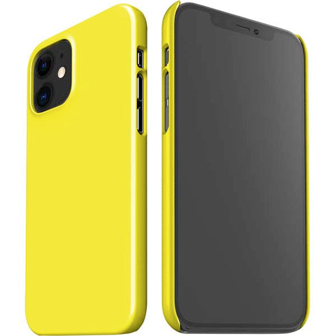 Yellow Solid iPhone 12 Mini Lite Case