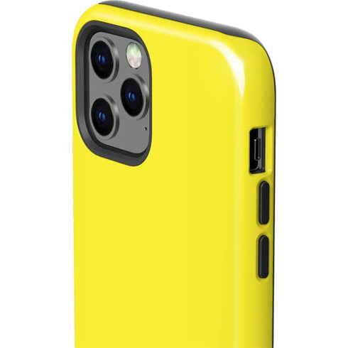 Yellow Solid iPhone 12 Pro Impact Case