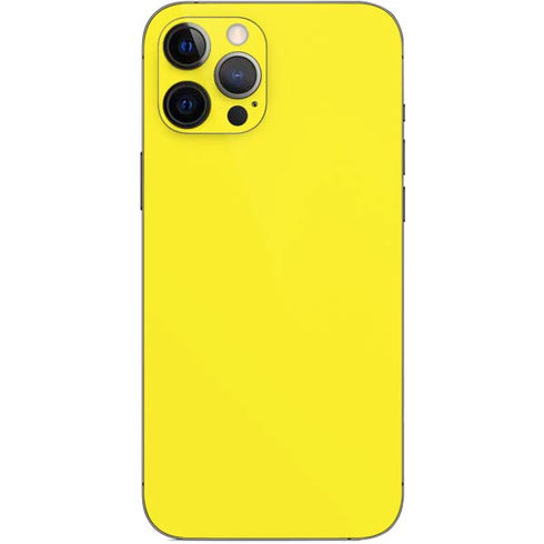 Yellow Solid iPhone 12 Pro Max Skin