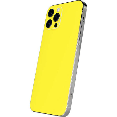 Yellow Solid iPhone 12 Pro Max Skin