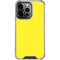 Yellow Solid iPhone 13 Pro Clear Case