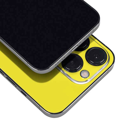 Yellow Solid iPhone 14 Pro Skin