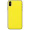Yellow Solid iPhone X Skin