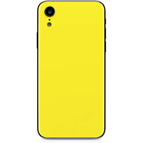 Yellow Solid iPhone XR Skin