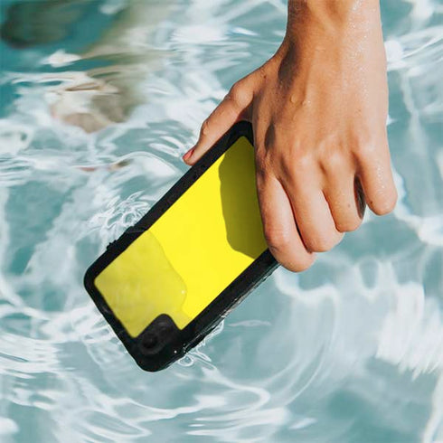 Yellow Solid iPhone XR Waterproof Case