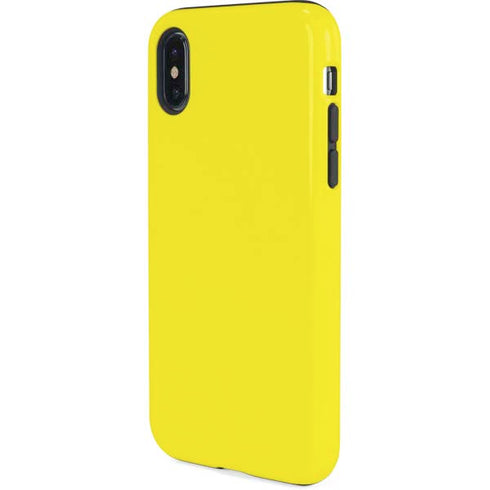 Yellow Solid iPhone XS Pro Case