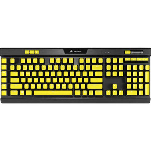 Yellow Solid K95 RGB PLATINUM Mechanical Gaming Keyboard Skin