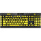 Yellow Solid K95 RGB PLATINUM Mechanical Gaming Keyboard Skin