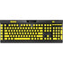 Yellow Solid K95 RGB PLATINUM Mechanical Gaming Keyboard Skin