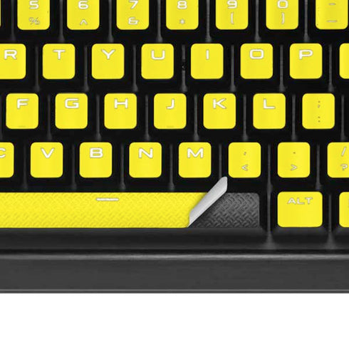 Yellow Solid K95 RGB PLATINUM Mechanical Gaming Keyboard Skin