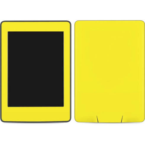 Yellow Solid Amazon Kindle Skin