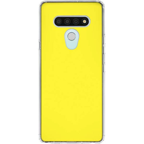 Yellow LG Stylo 6 Clear Case