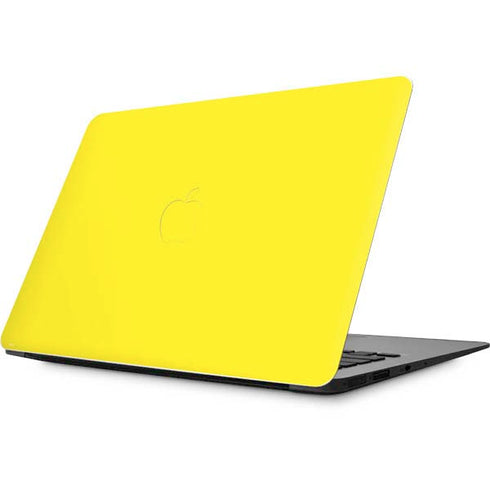 Yellow Solid Apple MacBook Skin