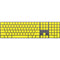 Yellow Solid Magic Keyboard with Numeric Keypad Skin