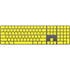 Yellow Solid Magic Keyboard with Numeric Keypad Skin