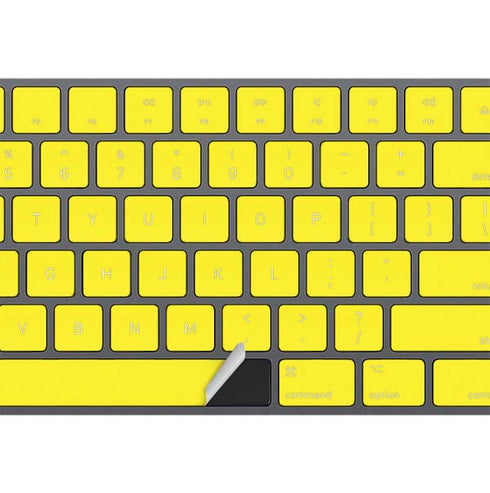 Yellow Solid Magic Keyboard with Numeric Keypad Skin