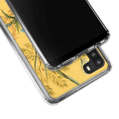 William Kilburn Yellow Marble End Galaxy A21 Clear Case