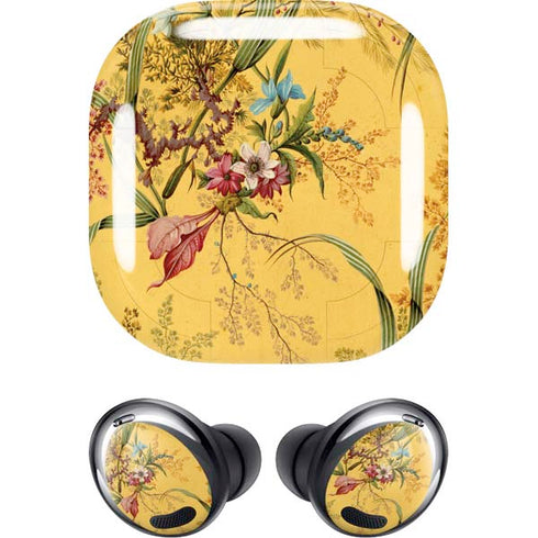 William Kilburn Yellow Marble End Galaxy Buds Pro Skin