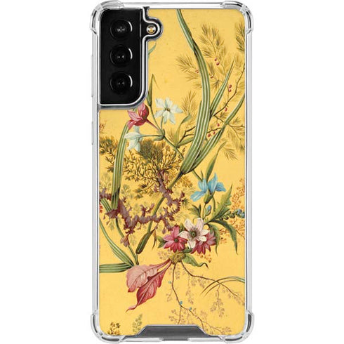 William Kilburn Yellow Marble End Galaxy S21 FE Clear Case