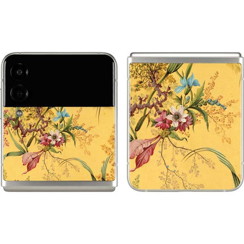 William Kilburn Yellow Marble End Galaxy Z Flip3 5G Skin