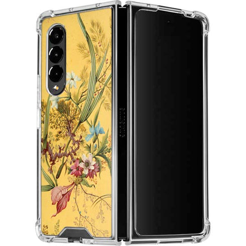 William Kilburn Yellow Marble End Galaxy Z Fold4 5G Clear Case
