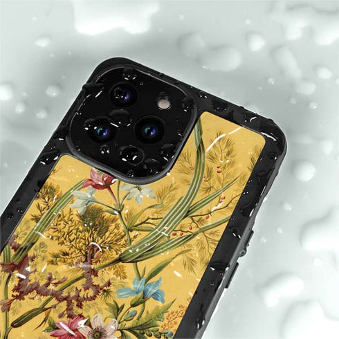 William Kilburn Yellow Marble End iPhone 14 Pro Waterproof Case