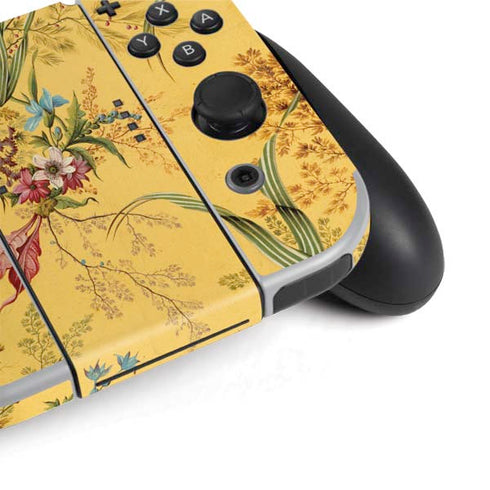 William Kilburn Yellow Marble End Nintendo Switch OLED (2021) Skin