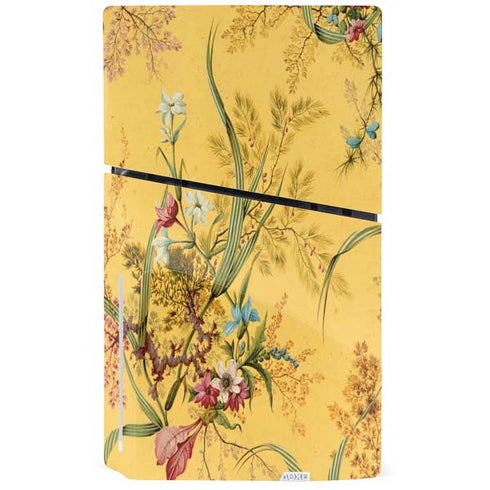 Yellow Marble End by William Kilburn PS5 Slim Disk Console Skin