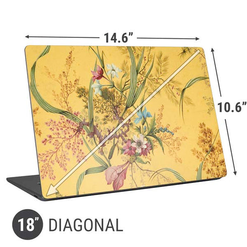 William Kilburn Yellow Marble End Universal Laptop 18in (14.6 x 10.6in) Skin
