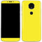Yellow Solid Moto E5 Plus Skin