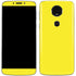 Yellow Solid Moto E5 Plus Skin