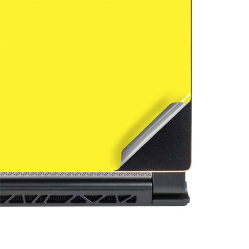 Yellow Solid MSI GS65 Stealth Laptop Skin