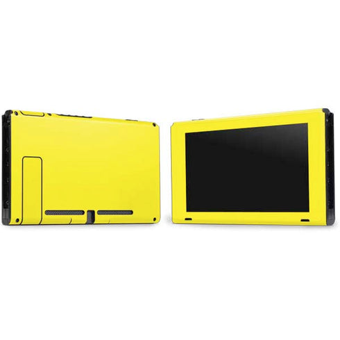 Yellow Solid Nintendo Switch Bundle Skin