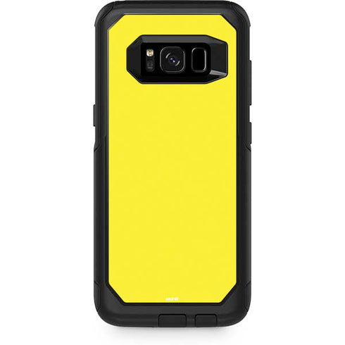 Yellow Solid Otterbox Commuter Galaxy Skin
