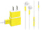 Yellow Solid Phone Charger Skin