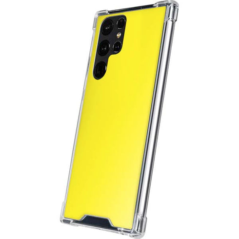 Yellow Galaxy S24 Ultra Clear Case