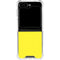 Yellow Galaxy Z Flip5 5G Clear Case