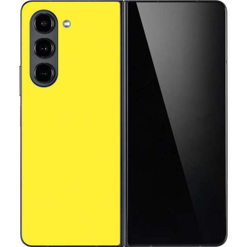 Yellow Galaxy Z Fold5 5G Skin