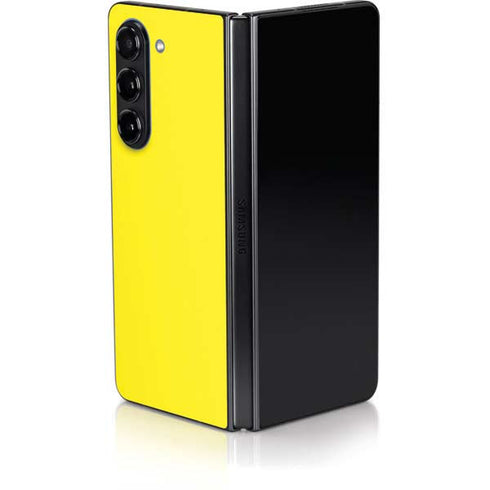 Yellow Galaxy Z Fold5 5G Skin