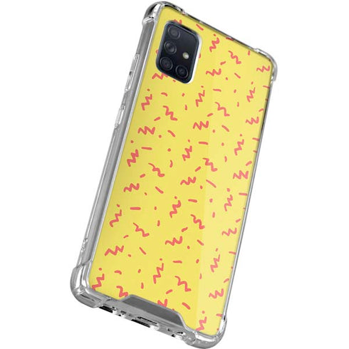Yellow Spring Galaxy A71 5G Clear Case