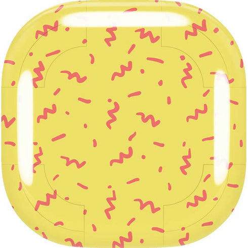 Yellow Spring Galaxy Buds Live Skin