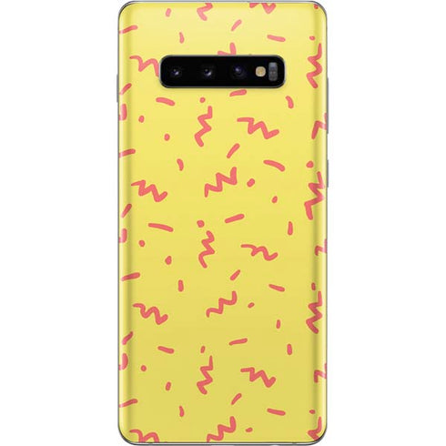 Yellow Spring Galaxy S10 Plus Skin