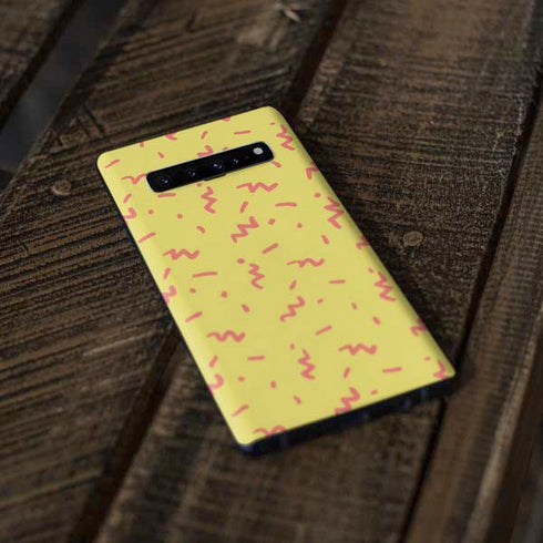 Yellow Spring Galaxy S10 Skin
