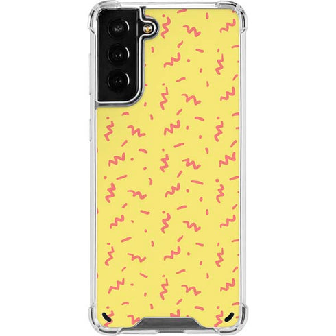 Yellow Spring Galaxy S21 Plus 5G Clear Case
