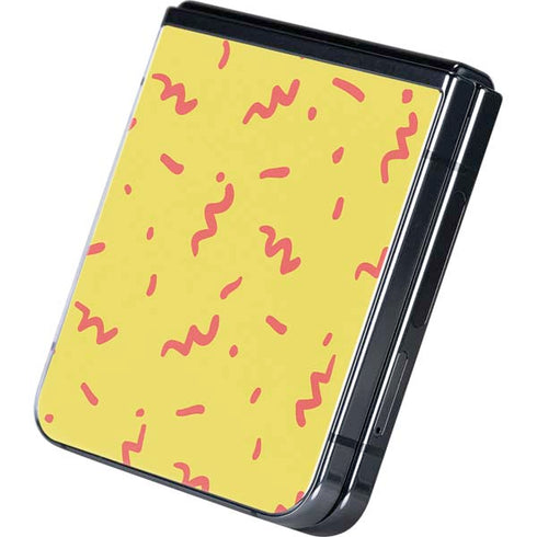 Yellow Spring Galaxy Z Flip5 5G Skin