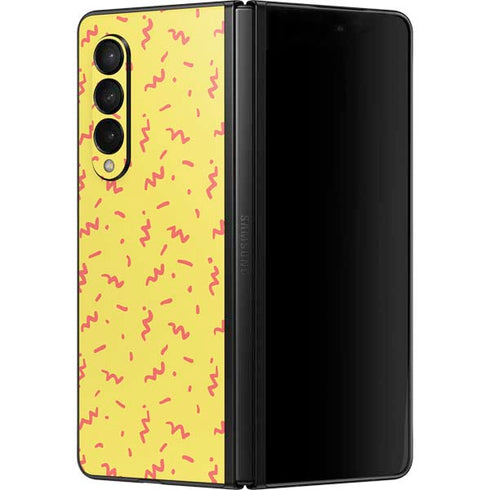 Yellow Spring Galaxy Z Fold3 5G Skin