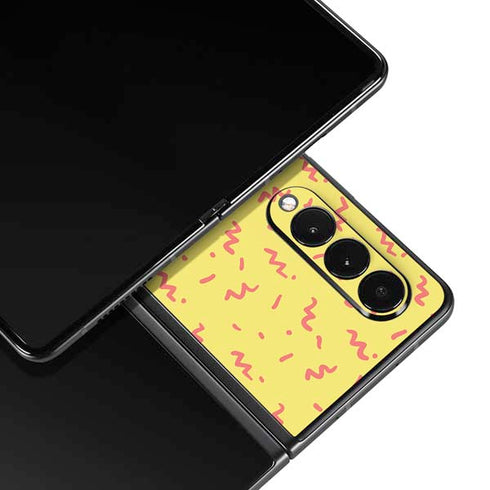 Yellow Spring Galaxy Z Fold3 5G Skin