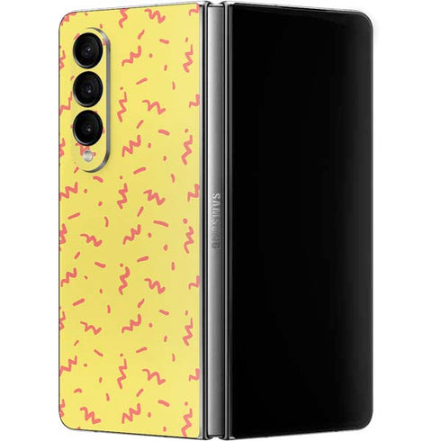 Yellow Spring Galaxy Z Fold4 5G Skin