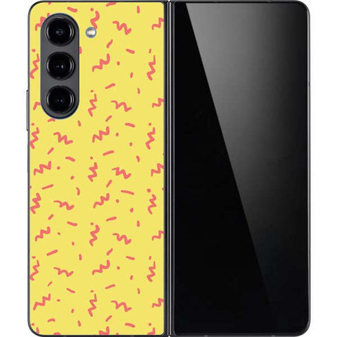 Yellow Spring Galaxy Z Fold5 5G Skin